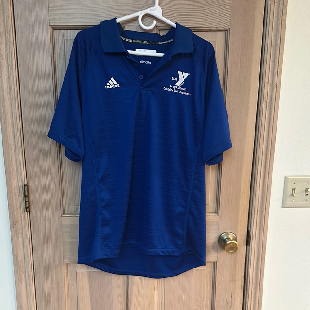 Adidas Blue Polo Shirt